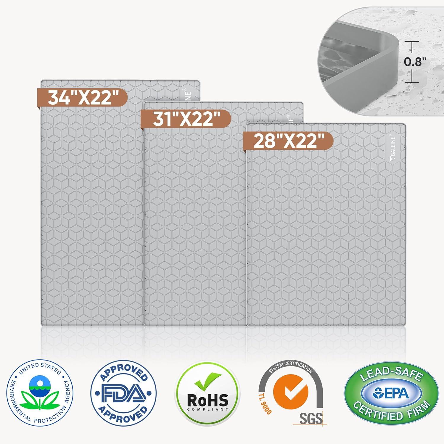 image:imageBALEINE Pantry Organizers and Storage Bins 6PK95x55x45 Under Sink Mat for Kitchen 3422