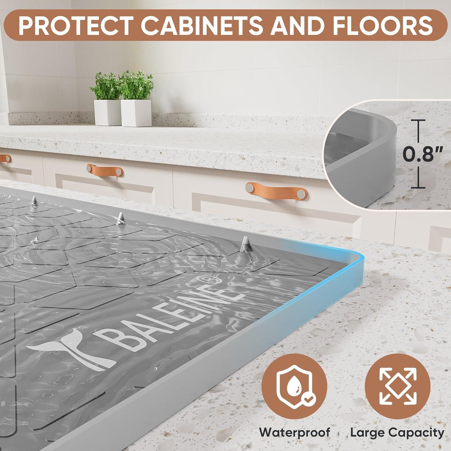 image:imageBALEINE Pantry Organizers and Storage Bins 6PK95x55x45 Under Sink Mat for Kitchen 3422